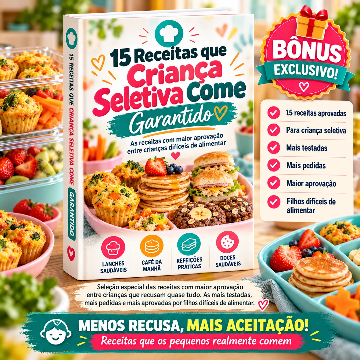 15 Receitas que Criança Seletiva Come (Garantido)