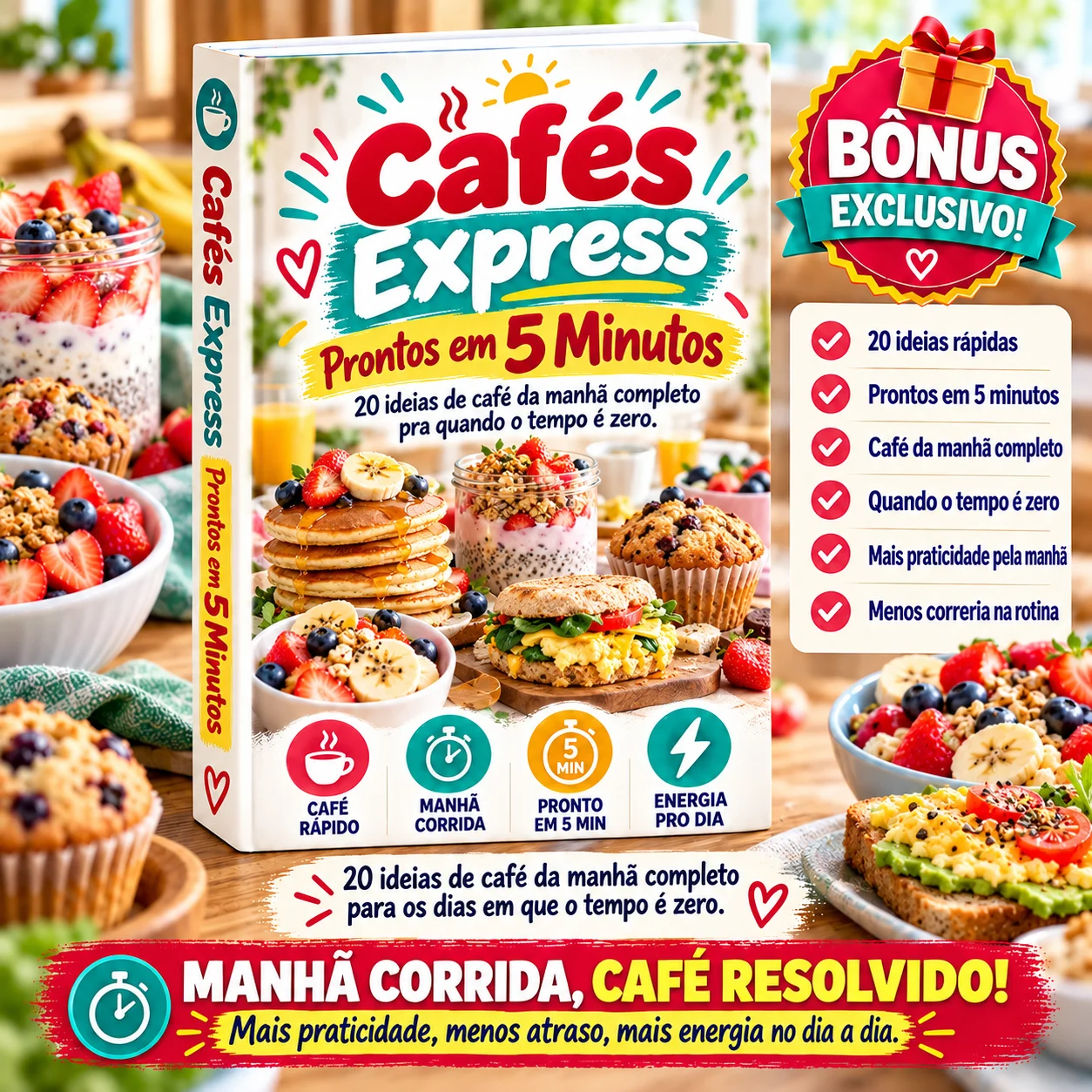Cafés Express: Prontos em 5 Minutos