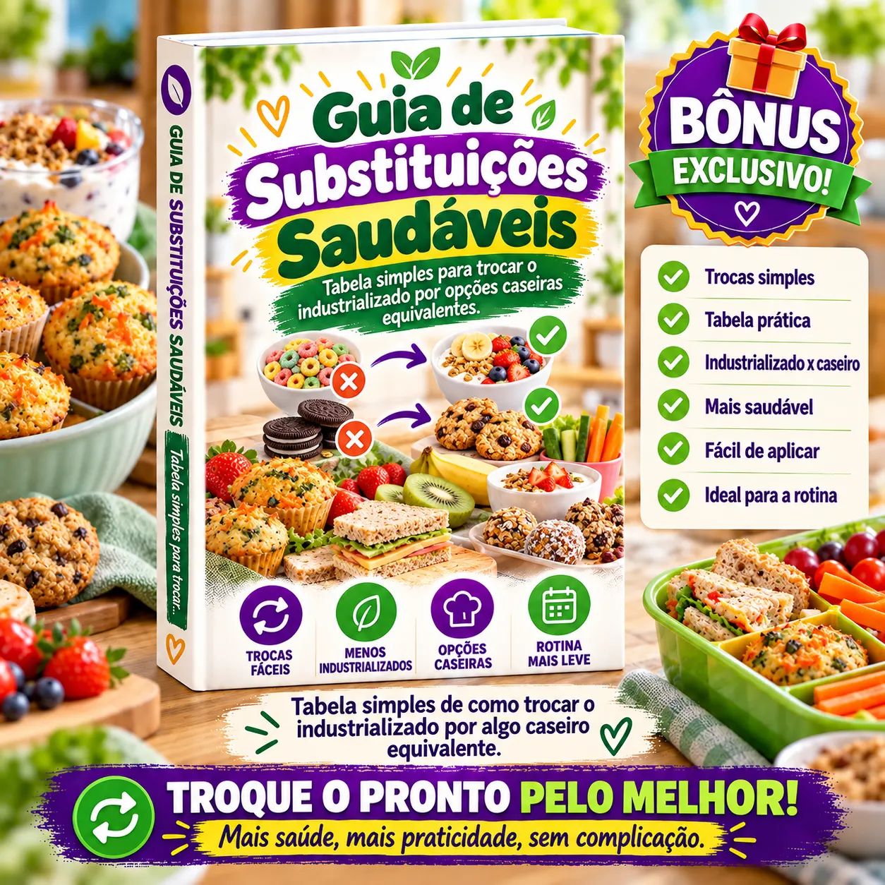 Guia de Substituições Saudáveis