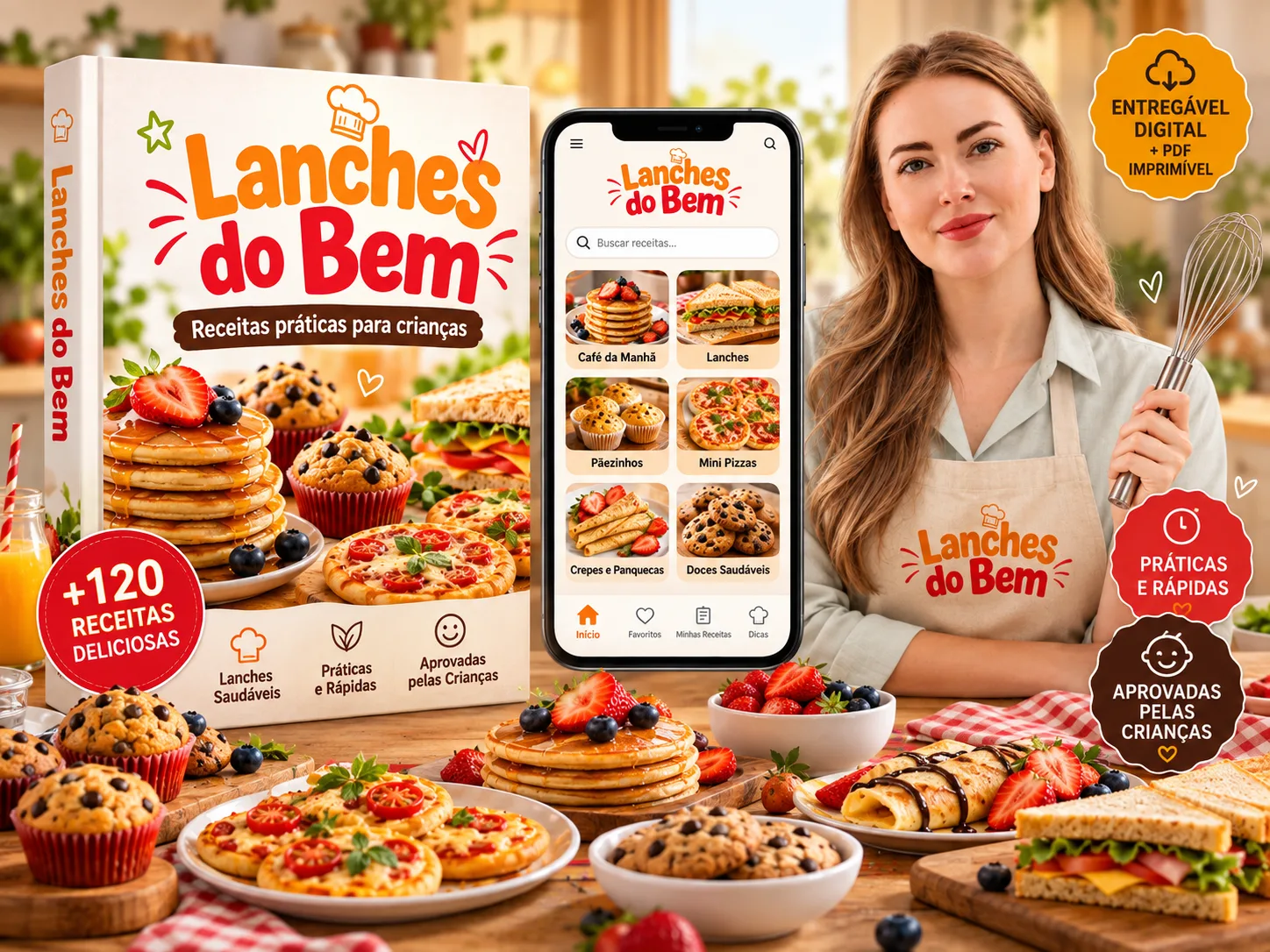 Lanches do Bem — Receitas práticas para crianças
